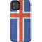 Iceland Flag Distressed iPhone Cases